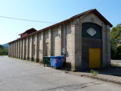 
Olympia Station, loco shed and water tower, Greece, September 2009